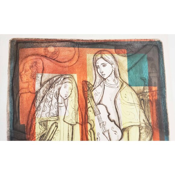 Irving Amen Vintage  Music #2 Wall Art Print 124/200 Signed - Picture 7 of 8